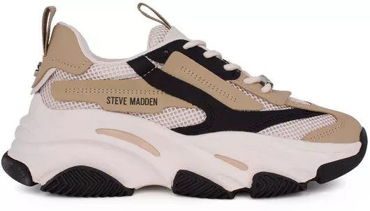 Steve Madden Possession E Γυναικεία Chunky Sneakers Μαύρο-Μπεζ
