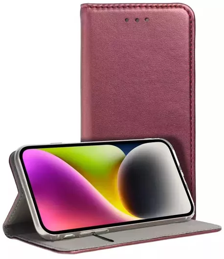 Techwave Smart Book Δερμάτινο/Σιλικόνης Μπορντό Redmi Note 14 Pro 5G/Poco X7Realme 14 Pro+