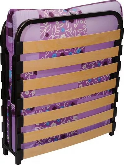 Ράντζο Ντιβάνι 80x190 cm Με Τάβλες Πτυσσόμενο με Στρώμα Μονό 190x80cm