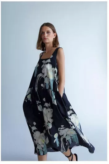 Psophia Midi Φόρεμα Sumi-e