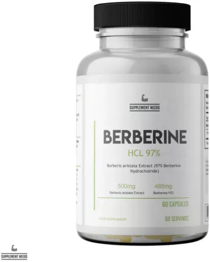 Supplement Needs Berberine HCL 97% 60 Κάψουλες