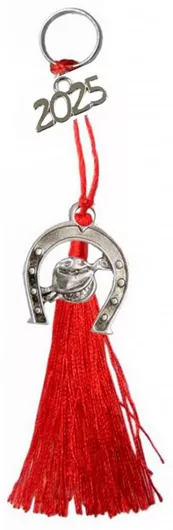 Γούρι ForHome Κρεμαστό Πέταλο Κόκκινο από Μέταλλο 2025 15cm