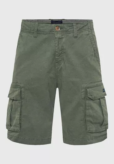 Funky Buddha Ανδρική Βερμούδα Cargo Πράσινο