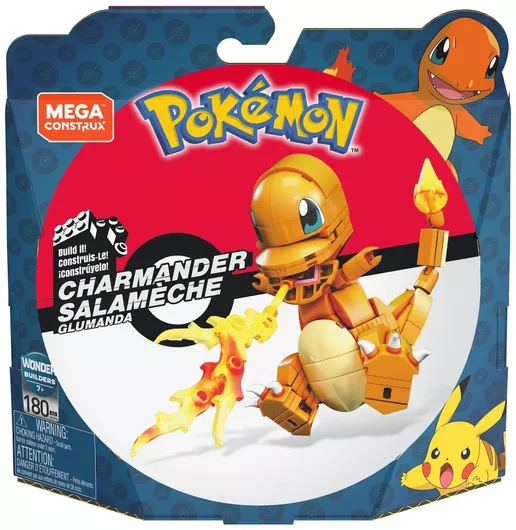 Τουβλάκι Pokemon Mega Construx Building Set για 7+ Ετών 180τμχ (Διάφορα Σχέδια) 1τμχ