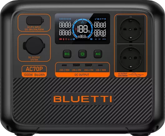 Power Station Bluetti AC70P Χωρητικότητας 864Wh