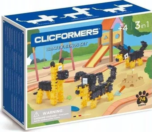 Τουβλάκι Clics Clicformers για 4+ Ετών 74τμχ