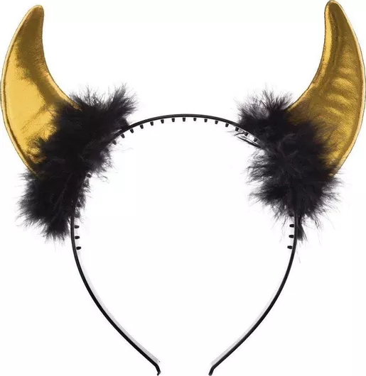 Αποκριάτικο Αξεσουάρ Χρυσό από Μέταλλο 1τμχ