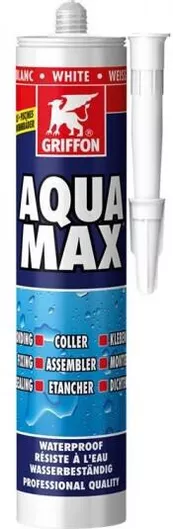 Σιλικόνη Griffon Aqua Max Σφραγιστική Λευκό 425gr