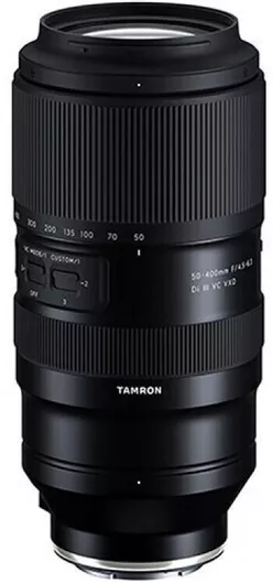 Φωτογραφικός Φακός Tamron Full Frame 50-400MM F/4.5-6.3 Di III VC VXD Telephoto για Sony E Mount Black