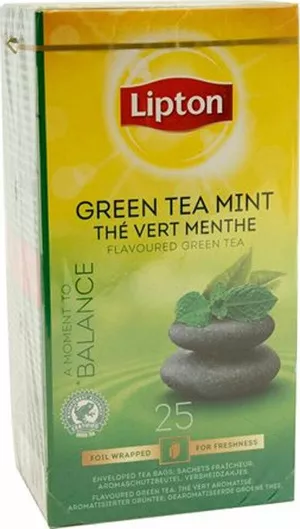 Τσάι Lipton Πράσινο με Μέντα 25 Φακελάκια