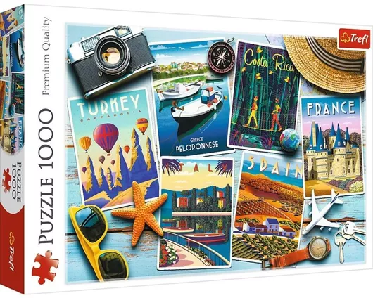 Παζλ Trefl 1000 Ταχυδρομικα Καροτσια