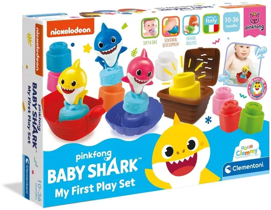 Τουβλάκι Clementoni Baby Shark για 10+ Μηνών