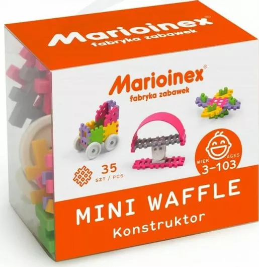Τουβλάκι Marioinex Waffle Mini Blocks Girls 35τμχ