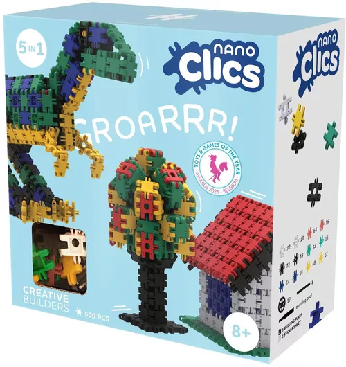 Τουβλάκι Clics Toys Εκπαιδευτικά Clicformers για 8+ Ετών 500τμχ