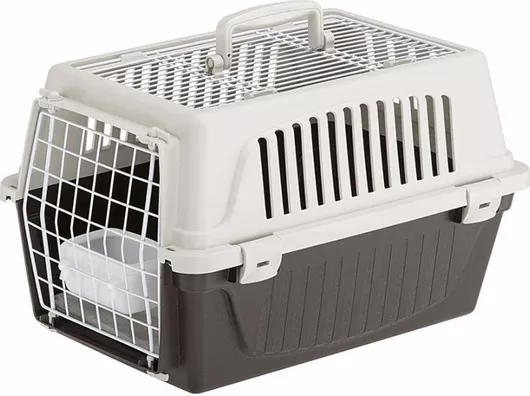 Ferplast Atlas Open 20 Dog Transport Cage Black 58x37x37cm
