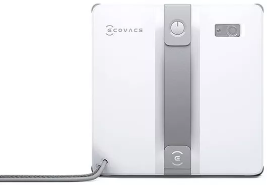 Ecovacs Winbot Mini Window Cleaning Robot with 3200pa Win-slam 3.0 Technology and 9-step Protection System in White-Grey