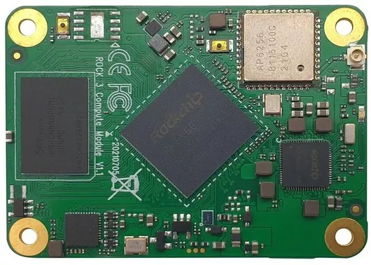 Allnet Radxa Cm3 Model A Rock3 RK3566 Microelectronics with 4GB RAM, 32GB eMMC, WiFi+BT - RM116-D4E32W2