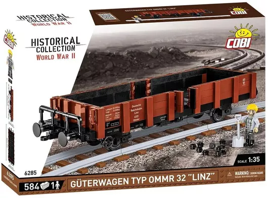 Τουβλάκι Cobi Historical Collection Wwii Guterwagen Typ Ommr 32 Linz για 7+ Ετών 584τμχ