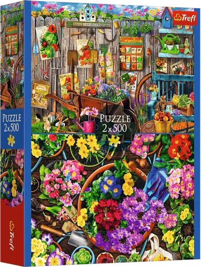 Trefl Παζλ Εργασίες Στον Κήπο 2x500 Κομμάτια