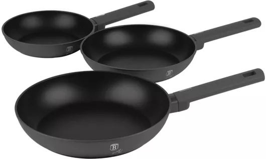 Σετ Τηγάνια Berlinger Haus από Αλουμίνιο με Αντικολλητική Επίστρωση 3τμχ