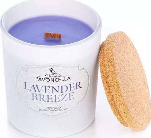 Σόγια Κερί Lavender Breeze 135g Λευκό