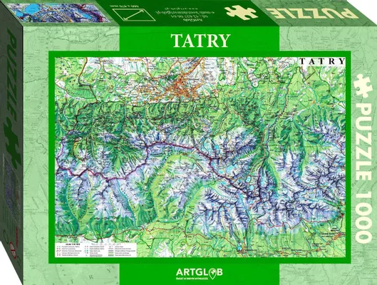Παζλ 1000 Tatry Τουριστικός Χάρτης 1:50 000