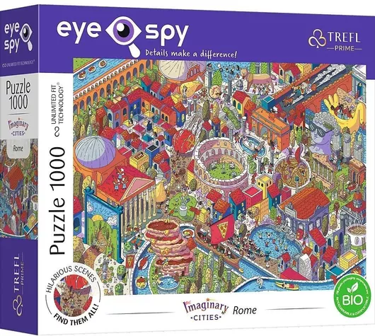 Puzzle Eye-spy Imaginary Cities Rome Italy 2D 1000 Κομμάτια