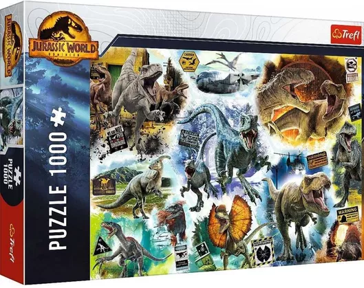 Puzzle Trefl 1000 Jurassic World On Trail Dinosaurs
