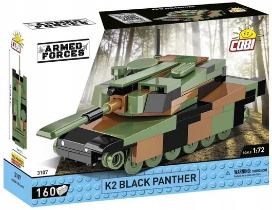 Τουβλάκι Cobi K2 Black Panther για 6+ Ετών 160τμχ