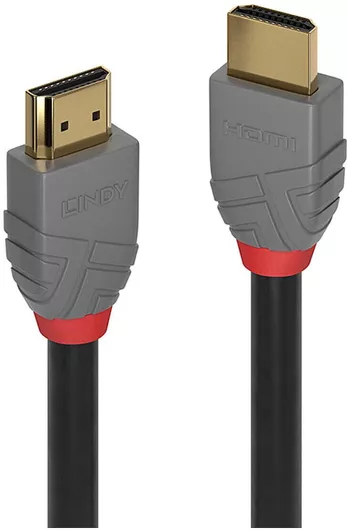  ΚαλώδιοLindy HDMI 2.0 HDMI male - HDMI male 0.5m Μαύρο 