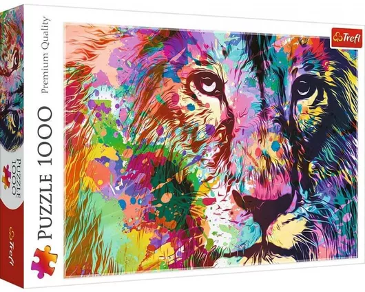 Trefl Puzzle 1000 Colourful Lion
