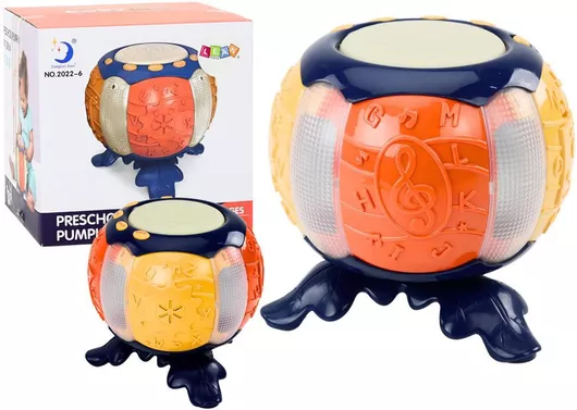 Leantoys Educational Pumpkin Interactive Musical Lights Ακούγεται Πορτοκαλί 13676256 5905991014003 Age