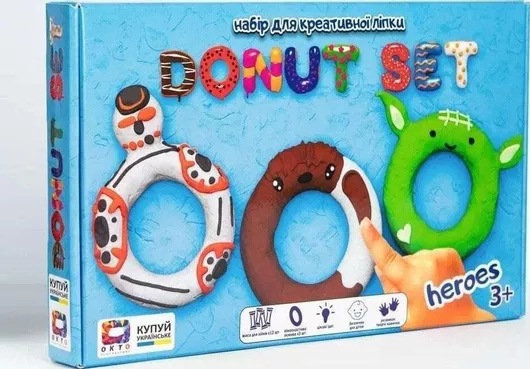 Πηλός Okto Donut Heroes Σετ