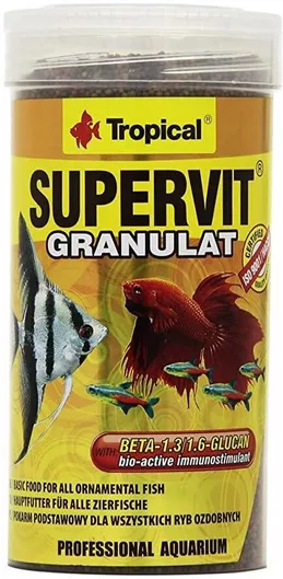 Τροφή για Τροπικό Ψάρι Tropical Supervit Granulat σε Κόκκους 250ml