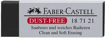 Γόμα Faber-Castell για Μολύβι Dust Free Μαύρο