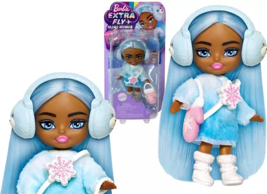 Barbie Extra Mini Minis Winter Doll by Mattel