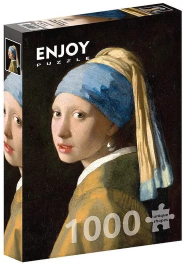 Puzzle Johannes Vermeer: Girl With A Pearl Earring 2D 1000 Κομμάτια