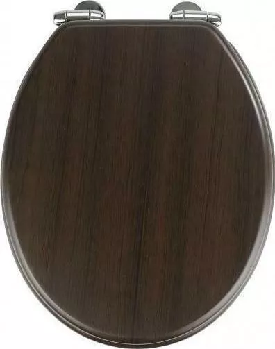 Wenko WC Soft Close Wooden Wenge