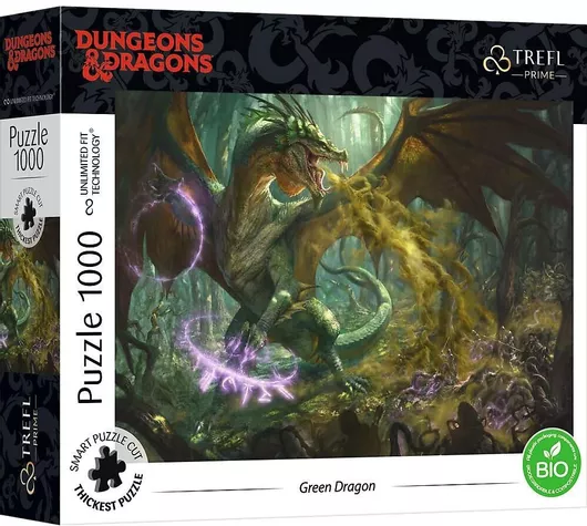 1000 Piece Uft Puzzle Dungeons & Dragons Green Dragon