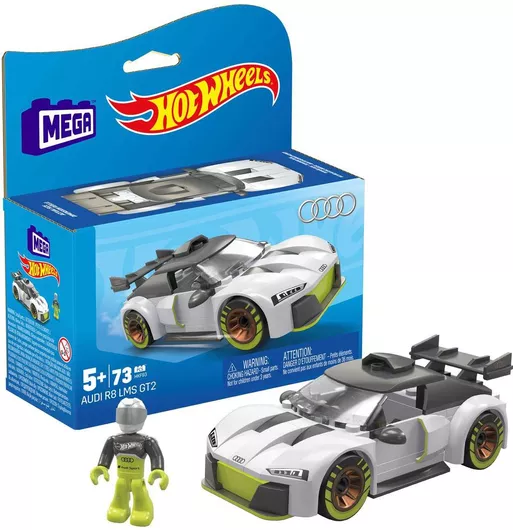 Τουβλάκι Mega Bloks Audi R8 για 5+ Ετών 73τμχ