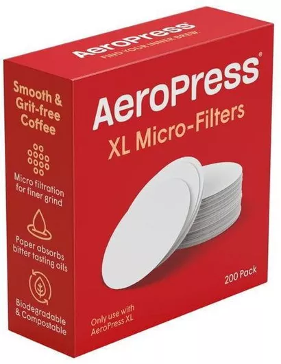Aeropress XL Paper Filters Coffee Maker - Pack of 200
