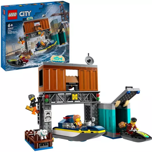 Lego City Police Speedboat And Crooks' Hideout για 6+ Ετών