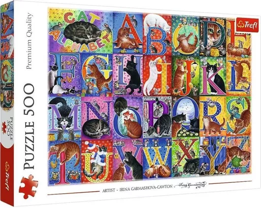 Παζλ 500 Κομμάτια Trefl Koci Alfabet Pud8