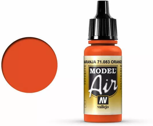 Χρώμα Μοντελισμού Acrylicos Vallejo Model Air Πορτοκαλί 17ml