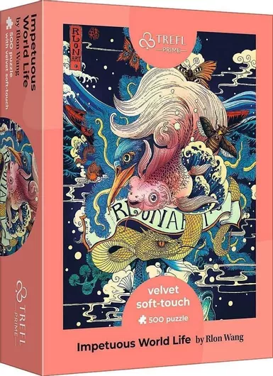 Trefl 500 Piece Puzzle Uft Velvet Impetuous World Life