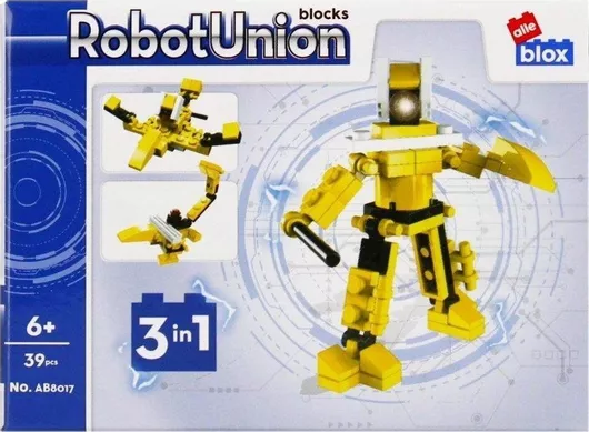 Τουβλάκι Alleblox 3in1 Robot Union για 6+ Ετών 39τμχ