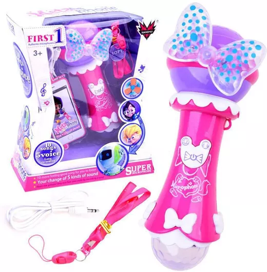 Μικρόφωνο Jokomisiada Καραόκε Φούξια για 3+ Ετών