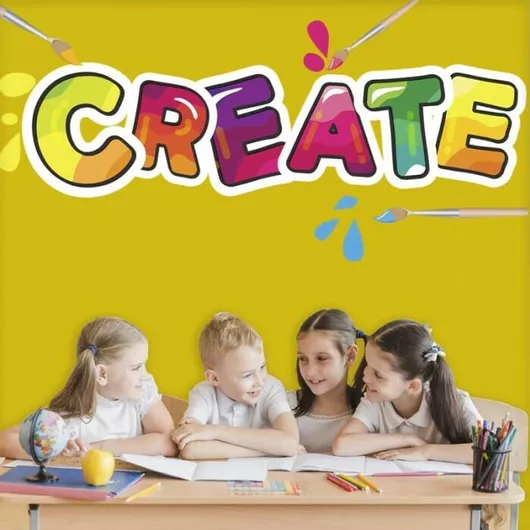 Αυτοκόλλητο Τοίχου Epigrami Σχολείου 80x40cm SCH-001