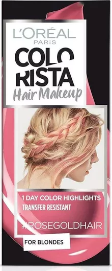 L'Oreal Paris Colorista Hair Βαφή Μαλλιών Rose Gold Hair 30ml