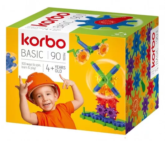 Τουβλάκι Korbo Basic για 4+ Ετών 90τμχ